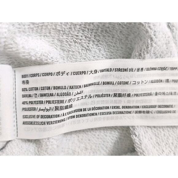 Hollister ~Woman Size S~"Alaska U.S." Blue Tie-Dye Cropped Crew Neck Sweatshirt - Picture 7 of 14